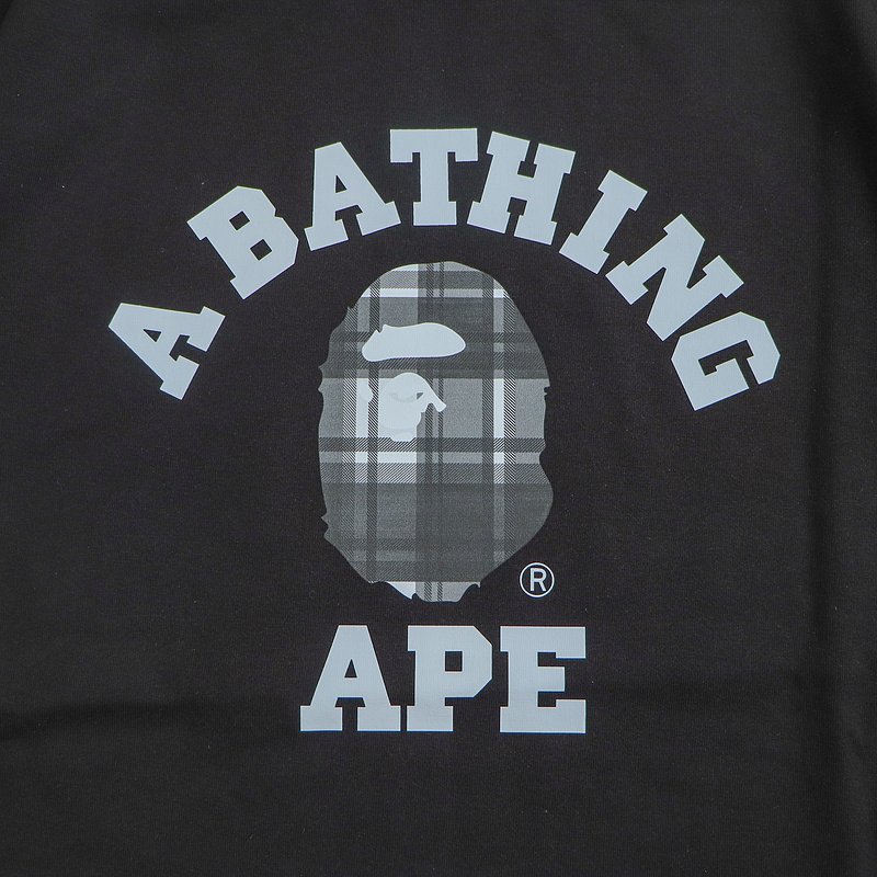 Футболка Bape Monochrome Logo "Black" фото № 7