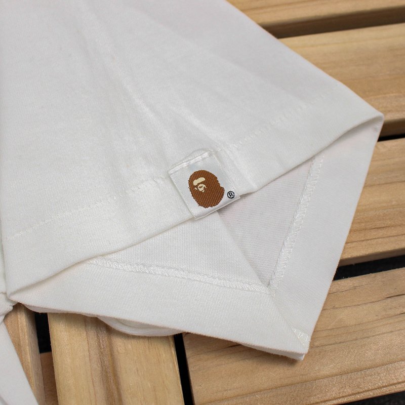 Футболка Bape Big Central Logo With Inscription "White" фото № 4