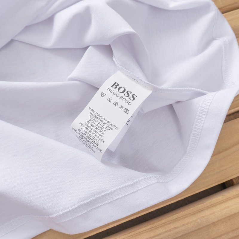Футболка Boss Small Front Central Inscription "White" фото № 7