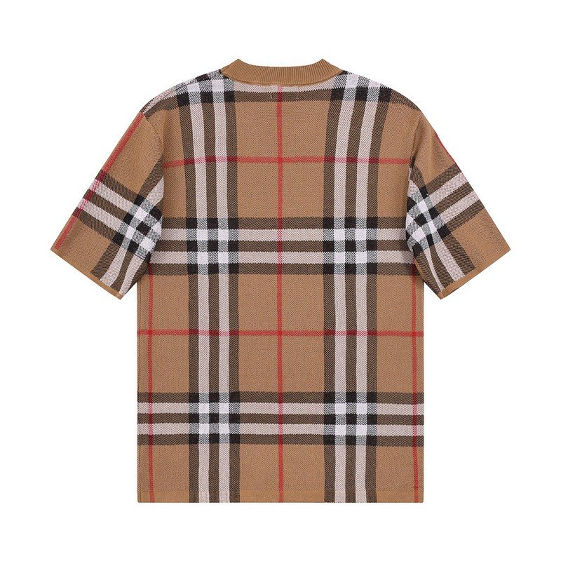 Футболка Burberry Checkered Style "Brown" фото № 8