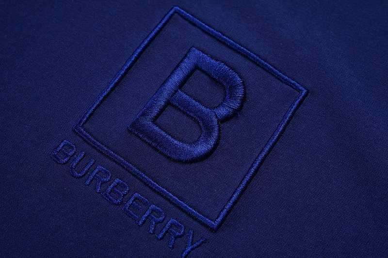 Футболка Burberry Letter In Square - Logo "Blue" фото № 5