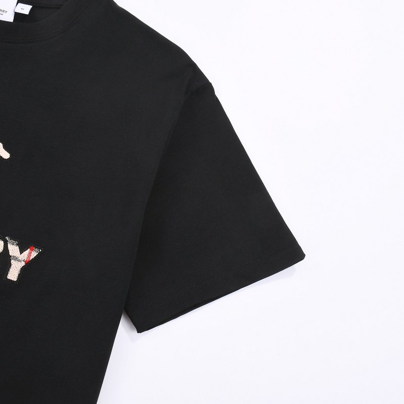 Футболка Burberry With Soft Colored Logo "Black" фото № 2