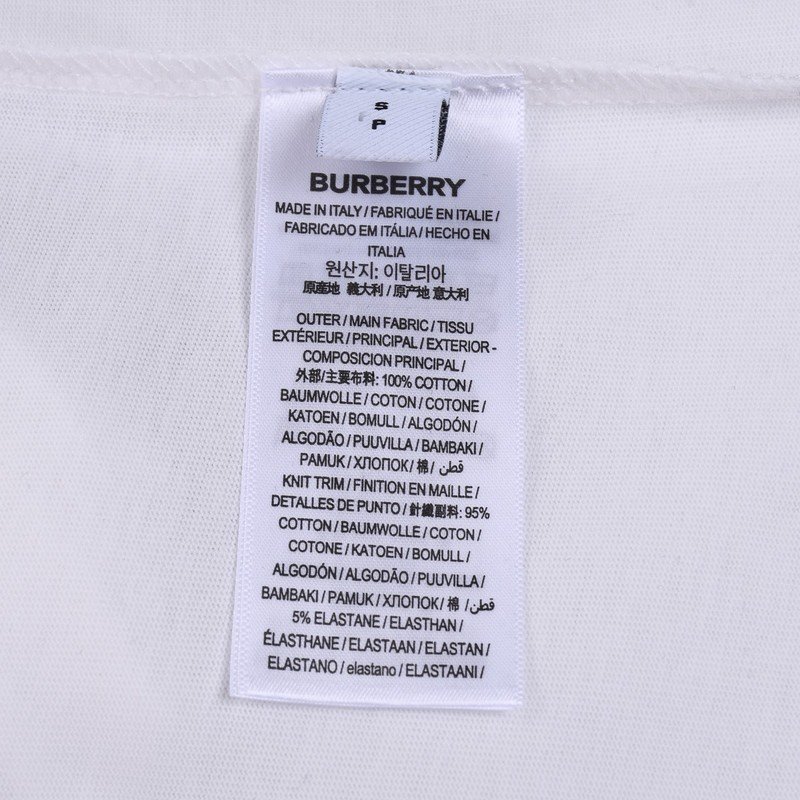 Футболка Burberry Plaid Bear In Glasses "White" фото № 7