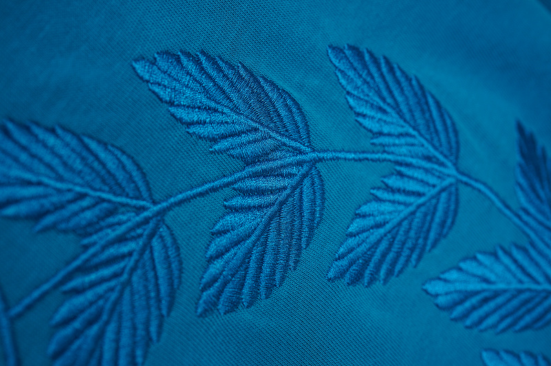 Футболка Burberry Logo With Wreath "Blue" фото № 5