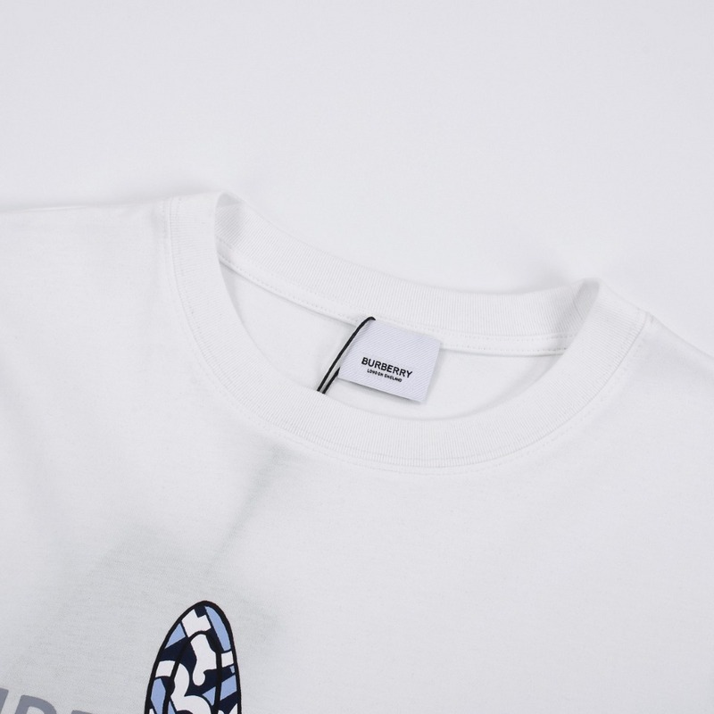 Футболка Burberry With Rabbit Silhouette "White" фото № 3