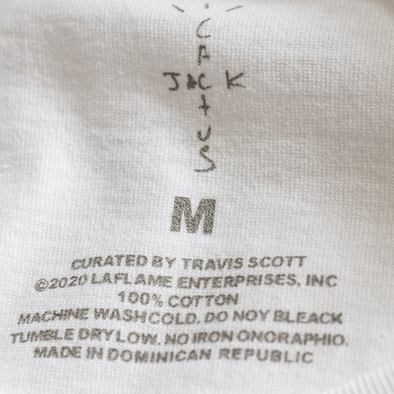 Футболка Cactus Jack Merch Mcdonalds Print "White" фото № 3