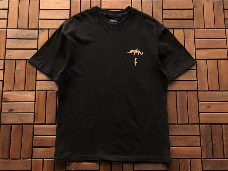 Футболка Cactus Jack Merch Small Logo With Inscription "Black" фото № 2