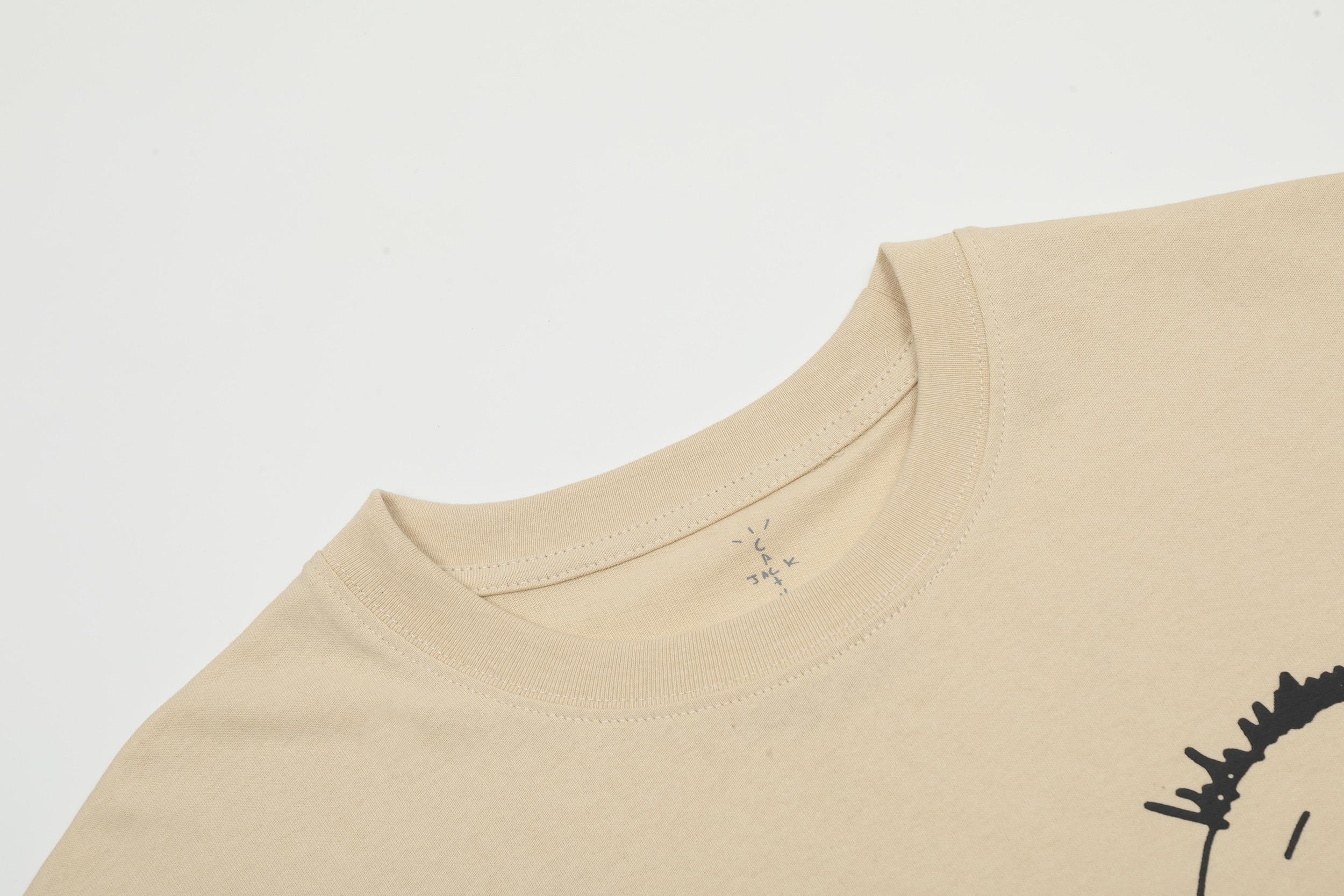 Футболка Cactus Jack Sadness "Beige" фото № 5