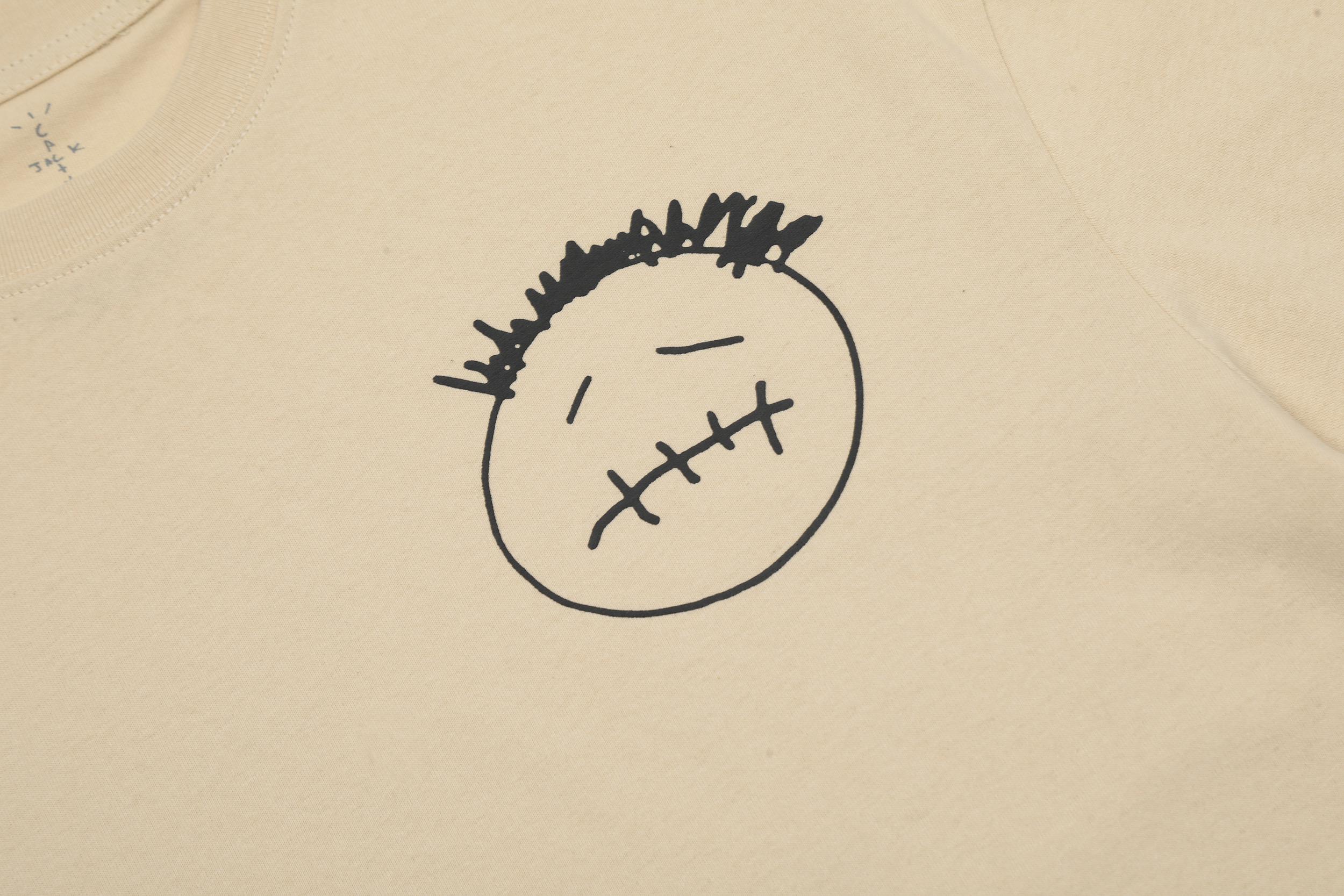 Футболка Cactus Jack Sadness "Beige" фото № 9