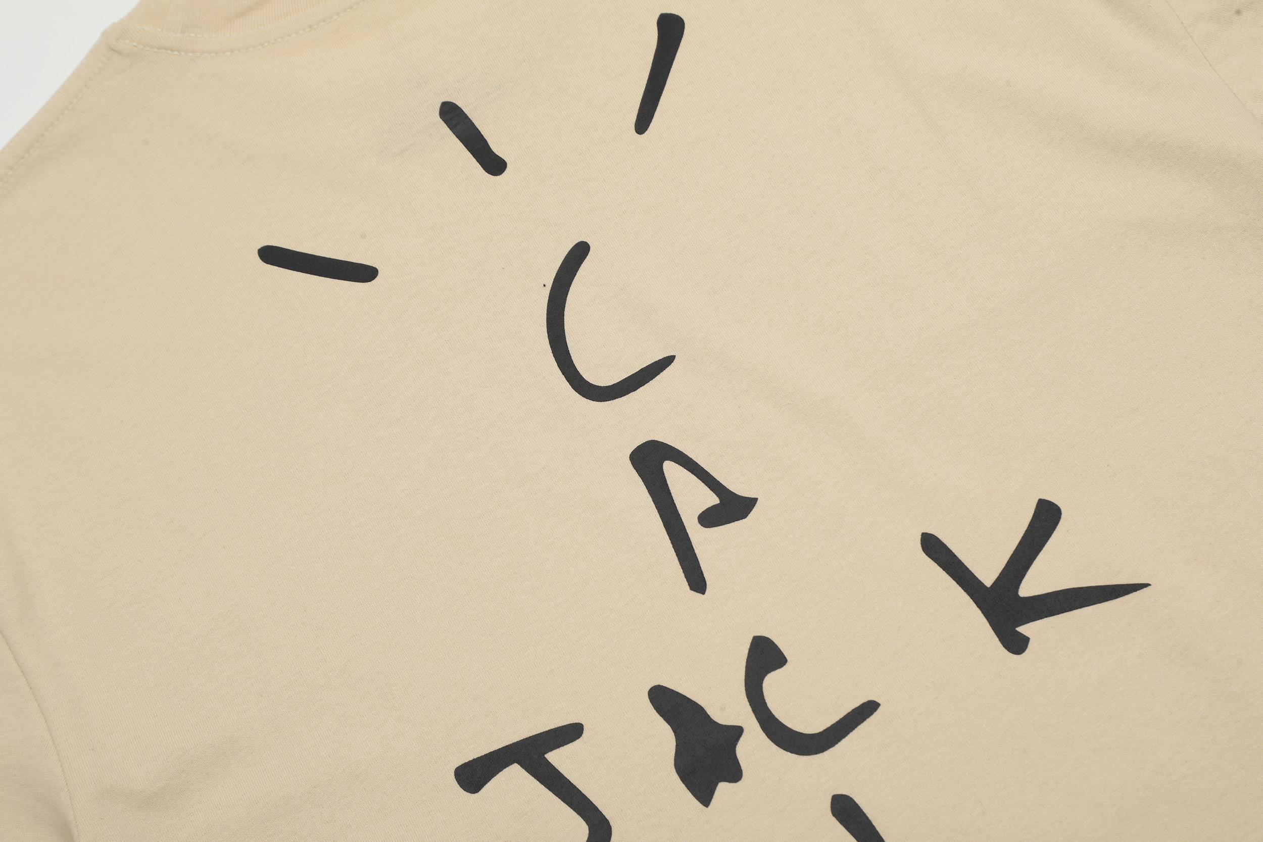 Футболка Cactus Jack Sadness "Beige" фото № 3