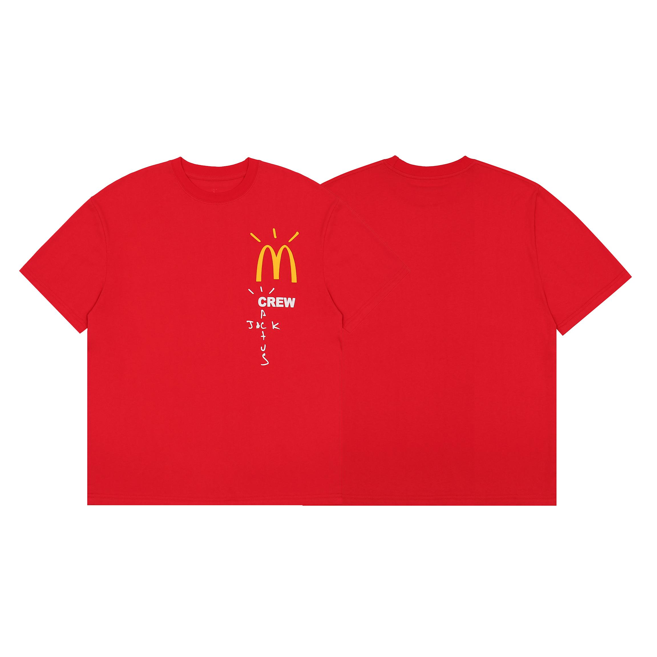 Футболка Cactus Jack McDonald's Crew "Red" фото № 8