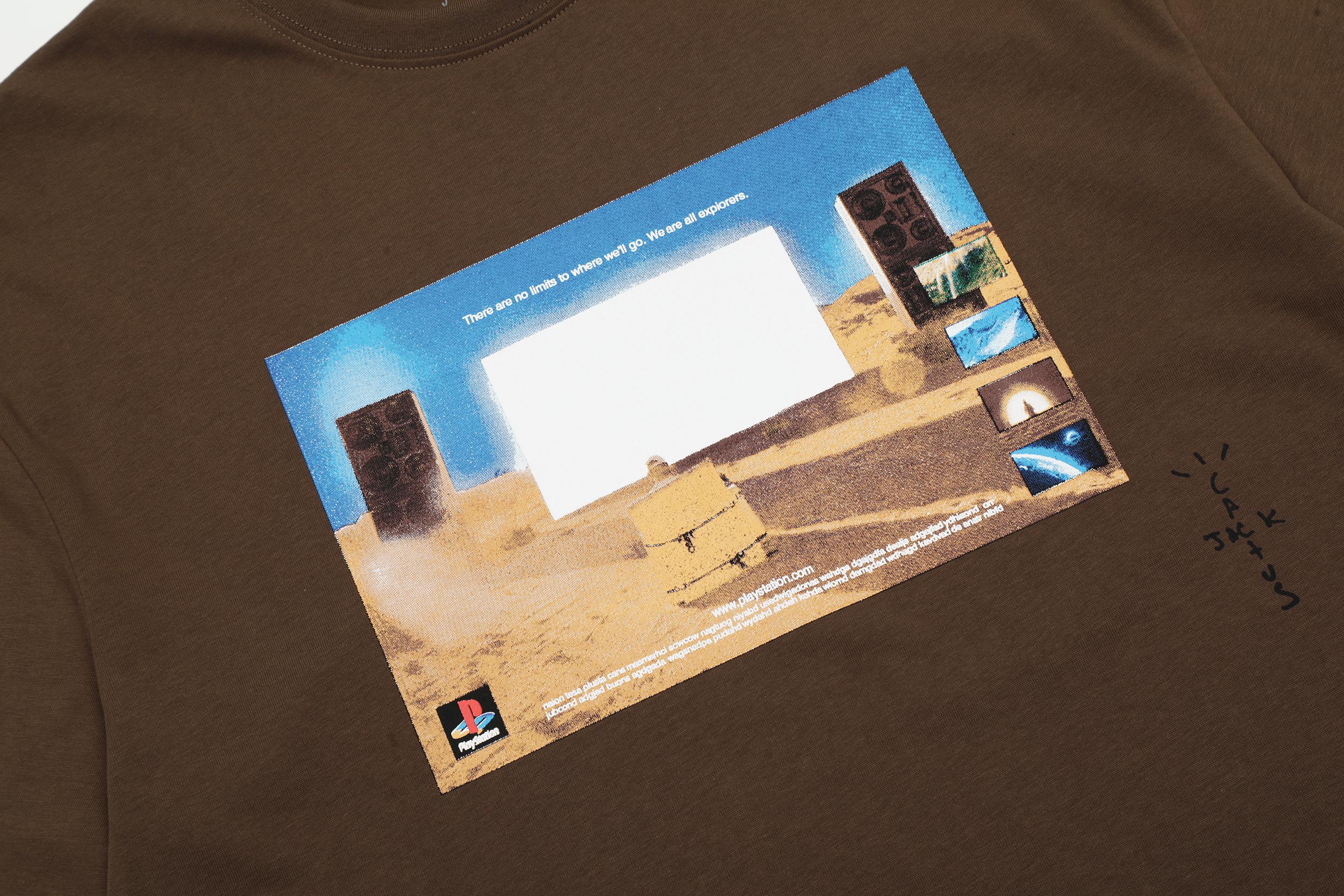 Футболка Cactus Jack Merch Explorers "Brown" фото № 5