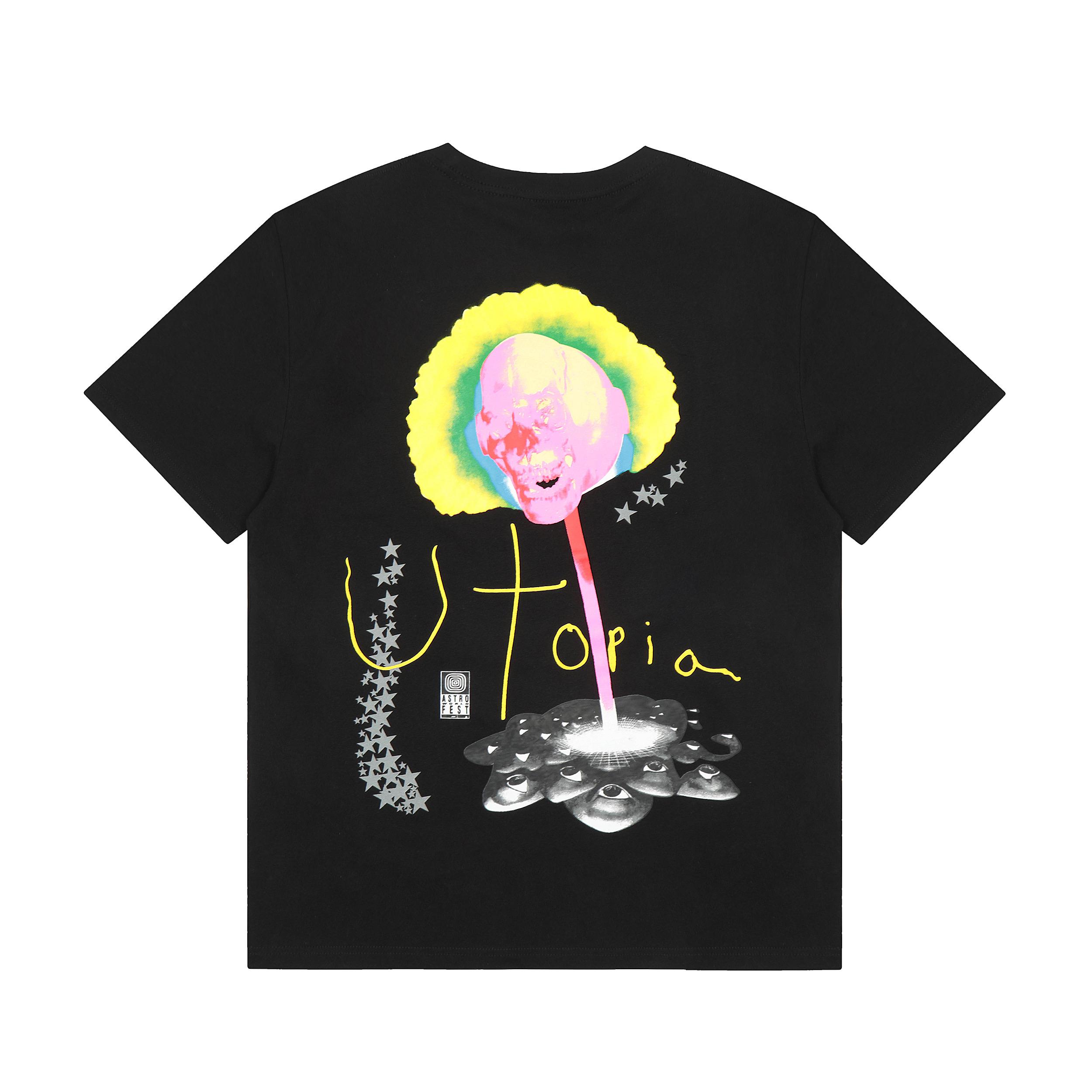 Футболка Cactus Jack Merch Astroworld Travis Scott The Other Side “Black” фото № 2