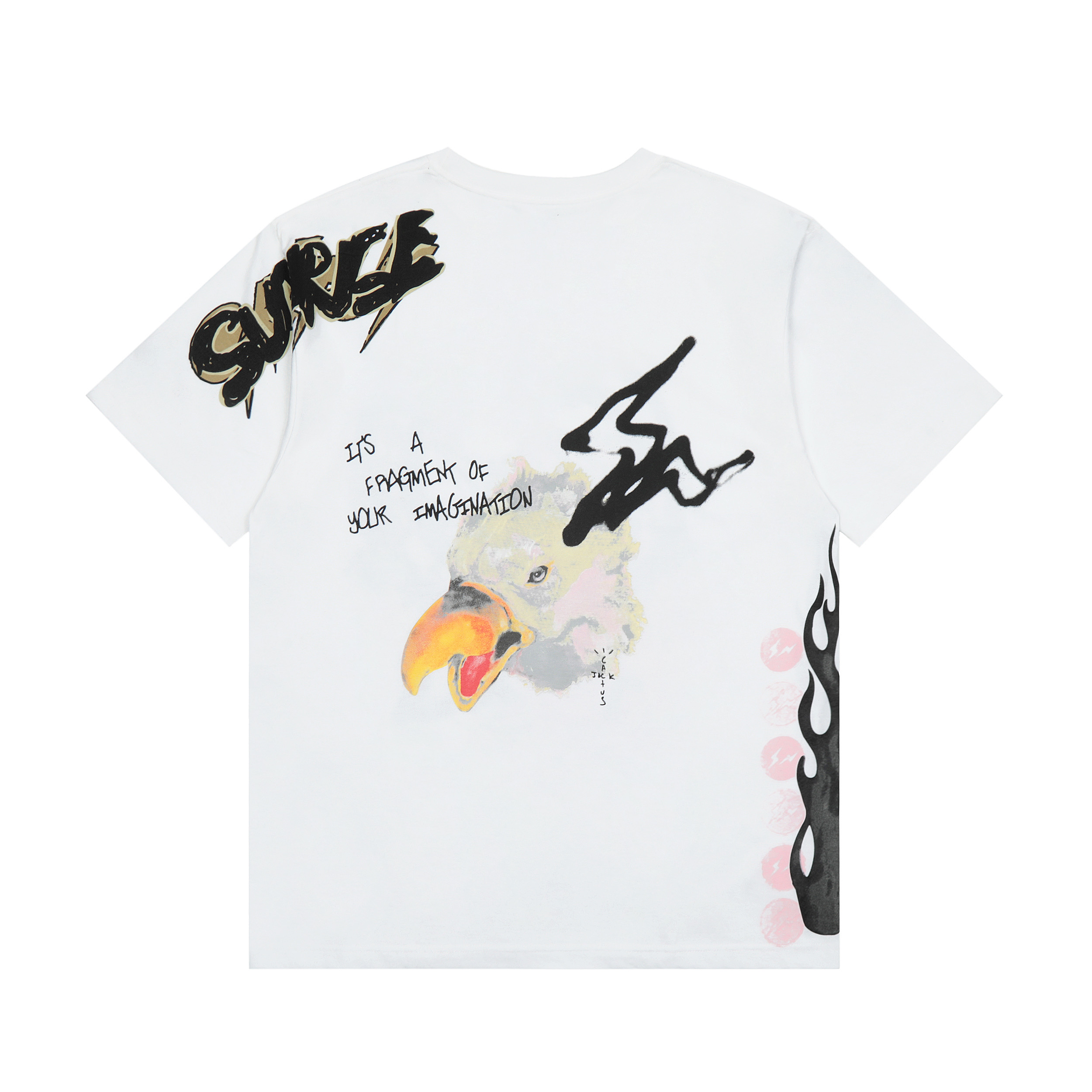 Футболка Cactus Jack Merch Fragment of Your Imagination07 "White" фото № 2