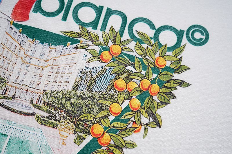 Футболка Casablanca French House Print "White" фото № 2