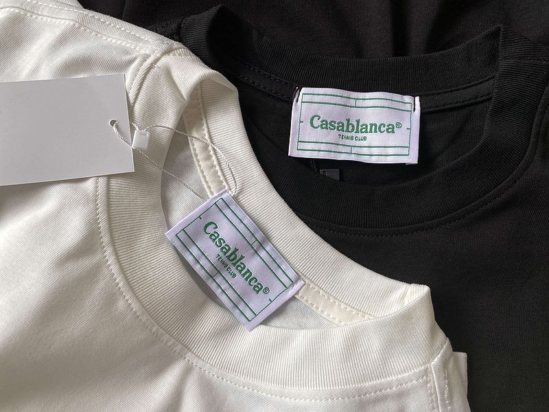 Футболка Casablanca With Beautiful Print "Black" фото № 3