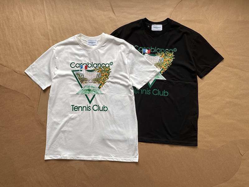 Футболка Casablanca With Beautiful Print "Black" фото № 2