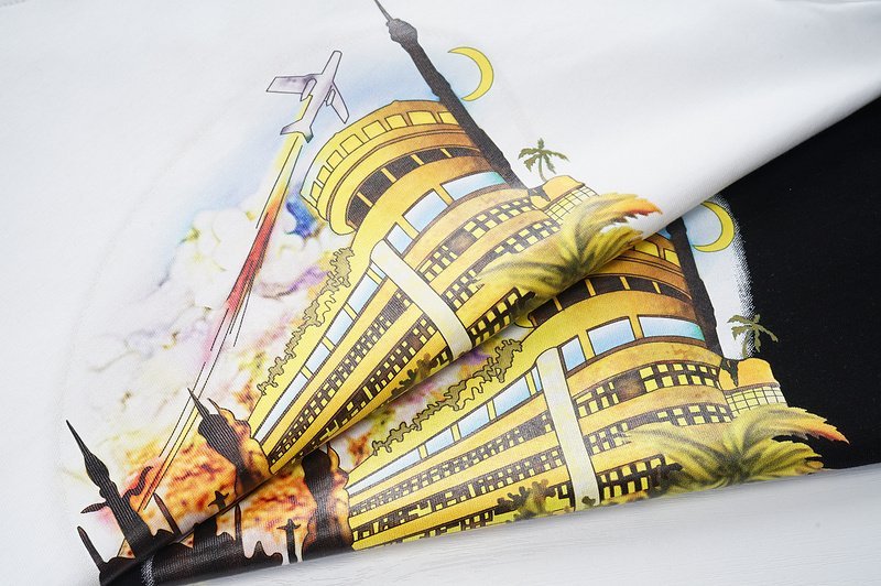 Футболки Casablanca Palm Plane Journey "White" фото № 3