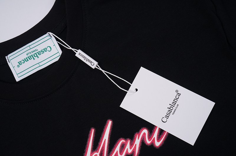 Футболка Casablanca People Against City Background "Black" фото № 3