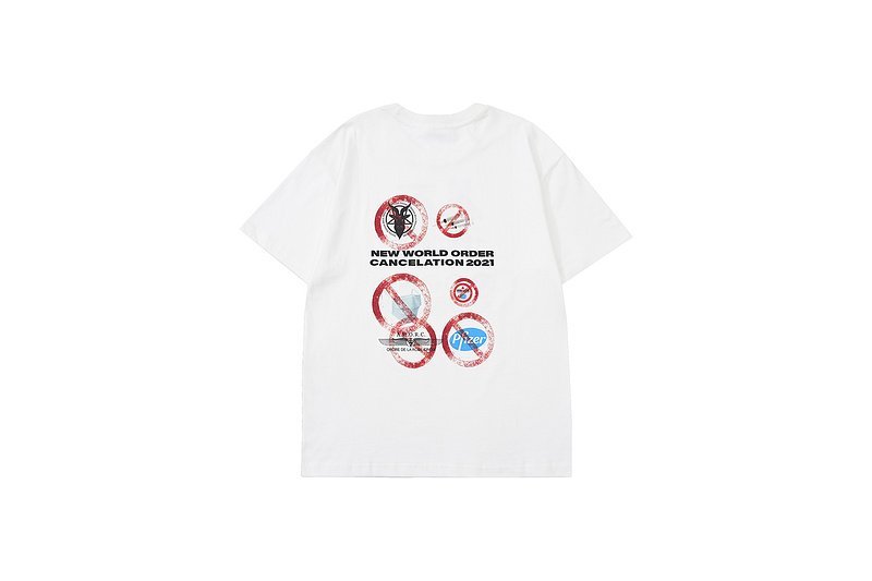 Футболка Changement De Proprietaire New World "White" фото № 9