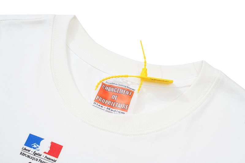 Футболка Changement De Proprietaire New World "White" фото № 5