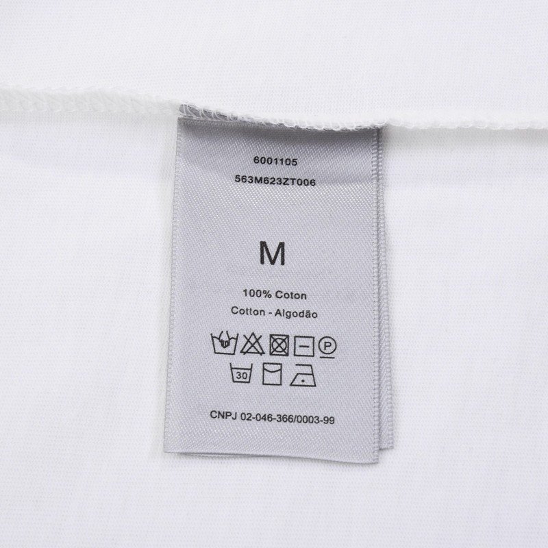 Футболка Christian Dior Half Painted "White/Gray" фото № 5