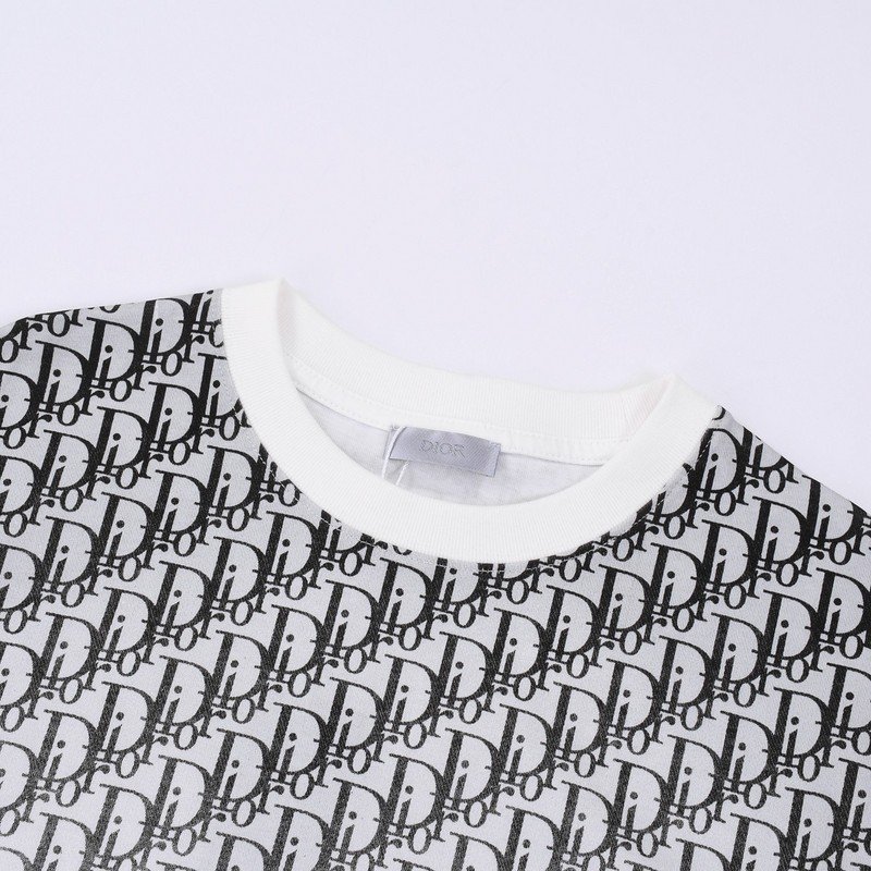 Футболка Christian Dior Half Painted "White/Gray" фото № 9