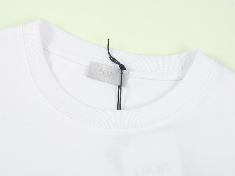 Футболка Christian Dior With Butterflies "White" фото № 2