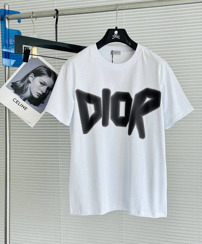 Футболка Christian Dior Big Logo "White" фото № 2
