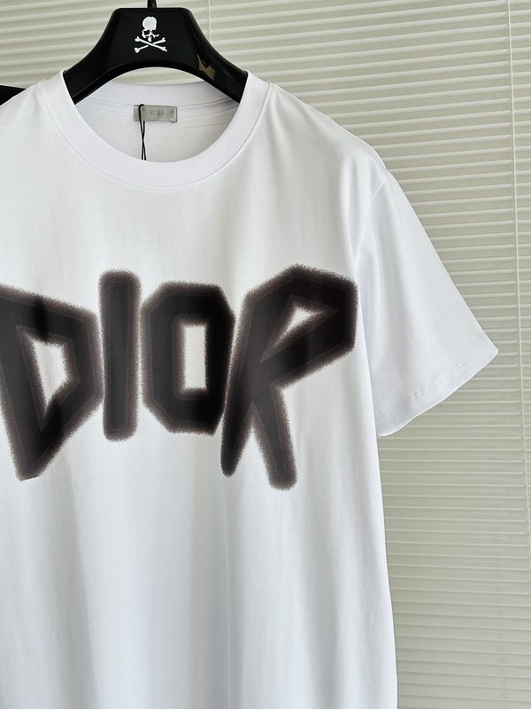 Футболка Christian Dior Big Logo "White" фото № 3