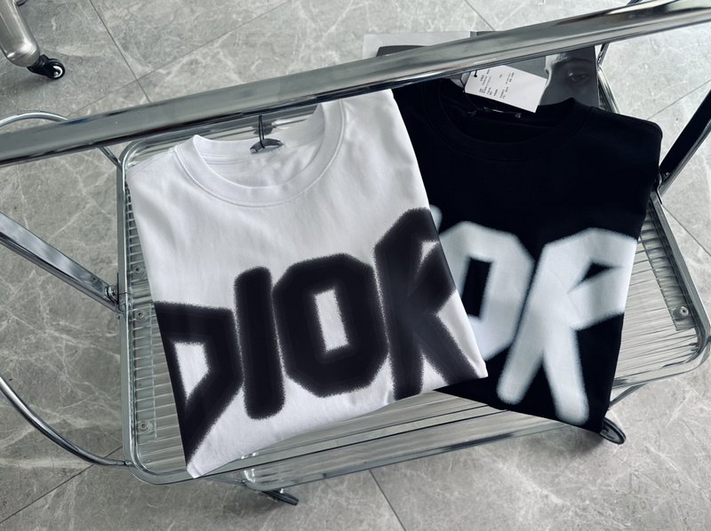 Футболка Christian Dior Big Logo "White" фото № 4