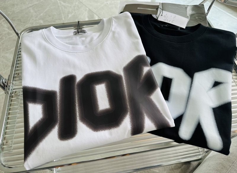 Футболка Christian Dior Big Logo "White" фото № 5