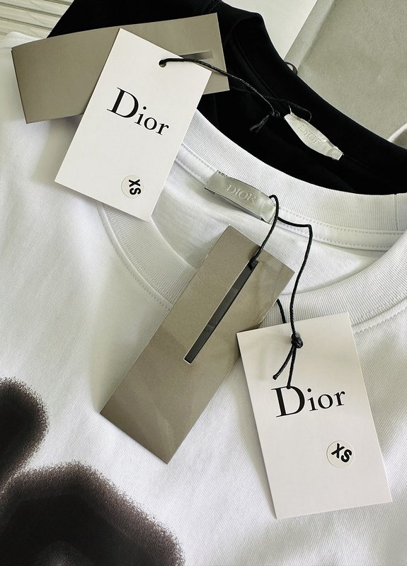 Футболка Christian Dior Big Logo "White" фото № 6