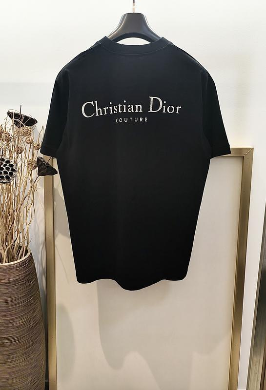 Футболка Christian Dior Frontside Logotype Couture "Black" фото № 4