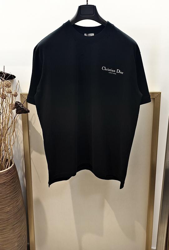 Футболка Christian Dior Frontside Logotype Couture "Black" фото № 5
