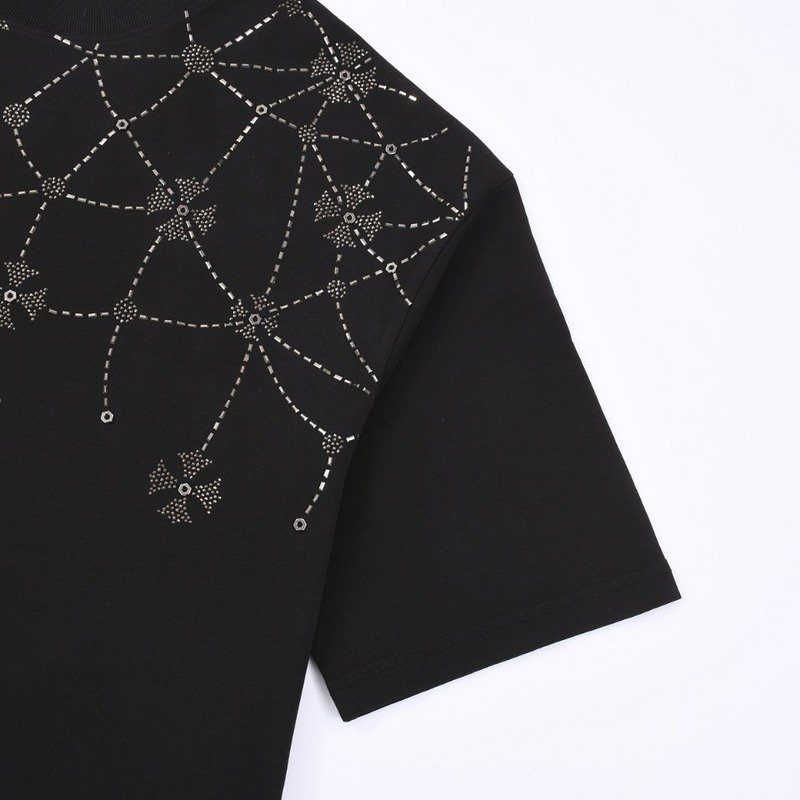 Футболка Chrome Hearts With Logo And Bound Print "Black" фото № 5