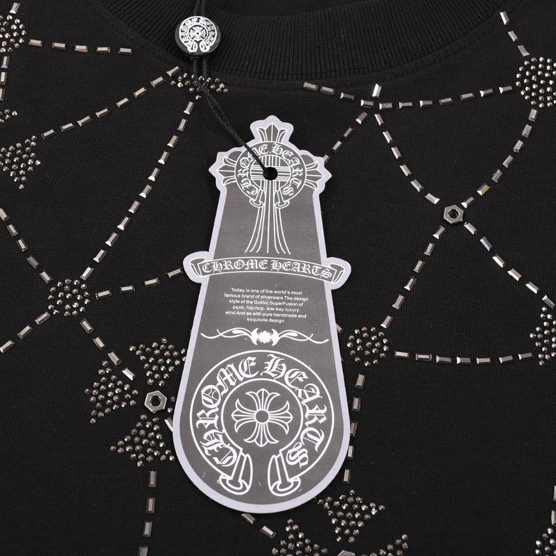 Футболка Chrome Hearts With Logo And Bound Print "Black" фото № 9