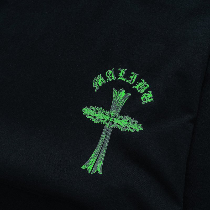 Футболка Chrome Hearts With Openwork Cross - Luminous "Black" фото № 3