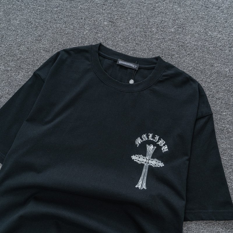 Футболка Chrome Hearts With Openwork Cross - Luminous "Black" фото № 5