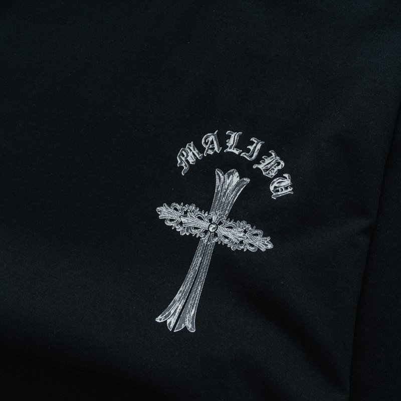 Футболка Chrome Hearts With Openwork Cross - Luminous "Black" фото № 7