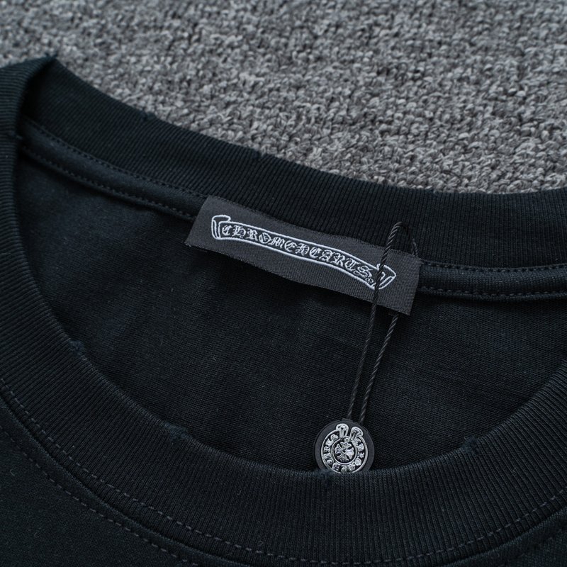 Футболка Chrome Hearts With Openwork Cross - Luminous "Black" фото № 8