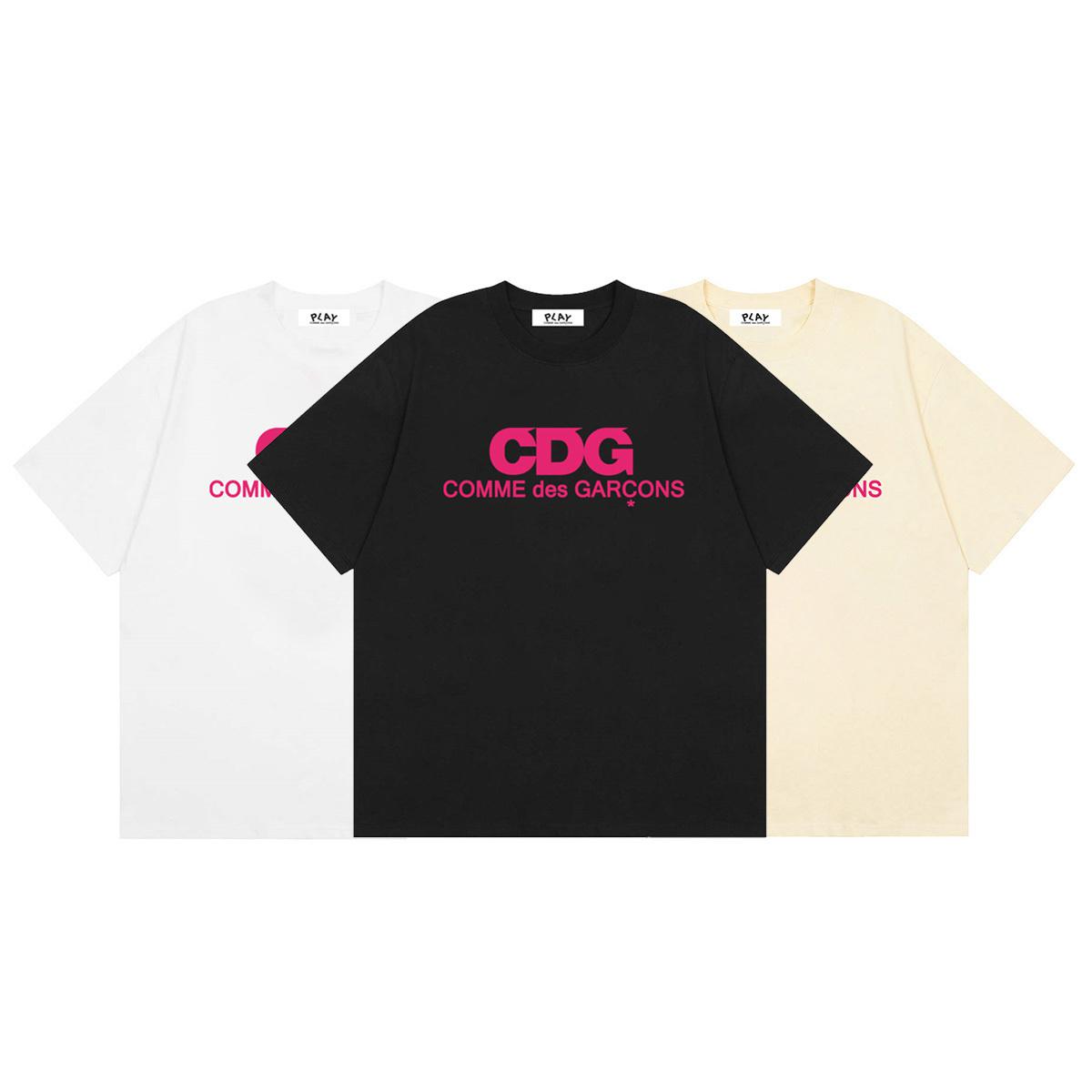 Футболка Comme des Garçons Play CDG Logo "White" фото № 6