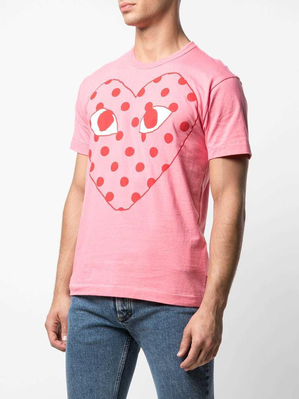 Футболка Comme des Garçons Play Minimalist Heart "Pink" фото № 4