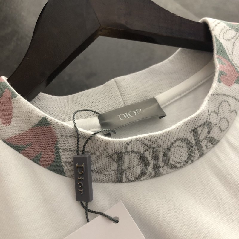 Футболка Dior With Designer Patch And Pocket "White" фото № 8