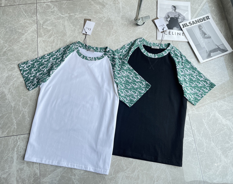 Футболка Dior Mint Sleeve "Black" фото № 3