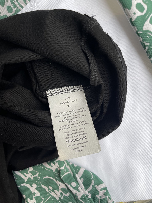 Футболка Dior Mint Sleeve "Black" фото № 7