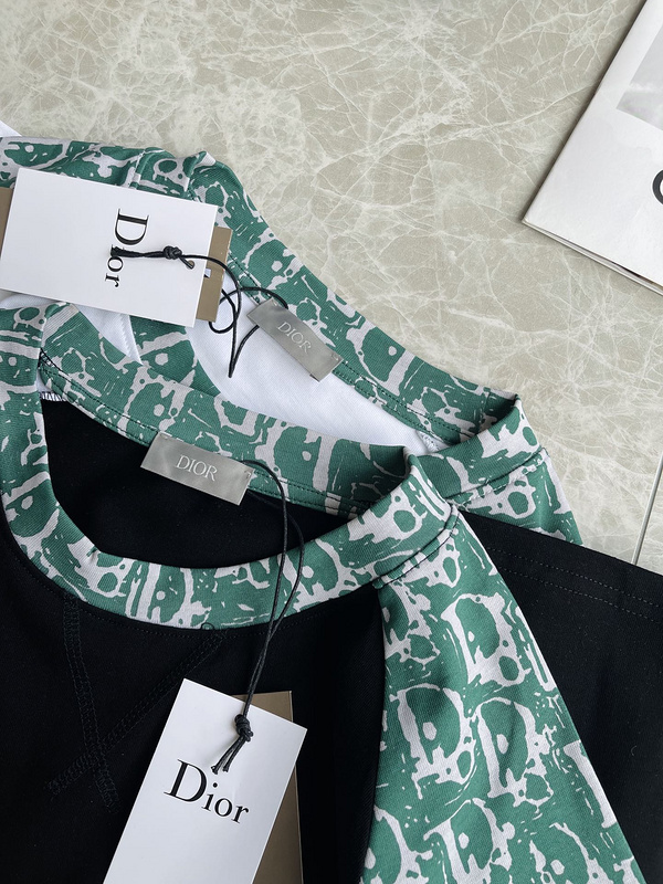 Футболка Dior Mint Sleeve "Black" фото № 8