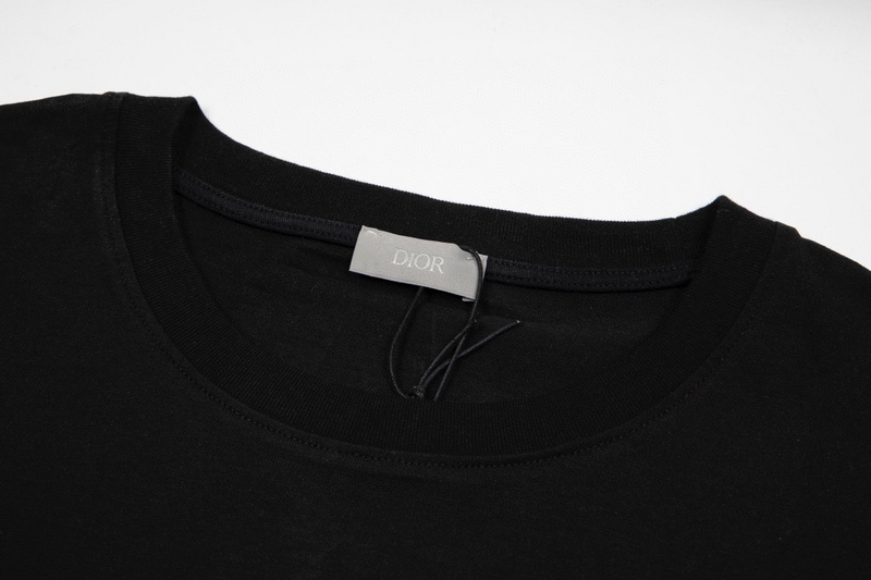 Футболка Dior Logo Color Stroke "Black" фото № 6