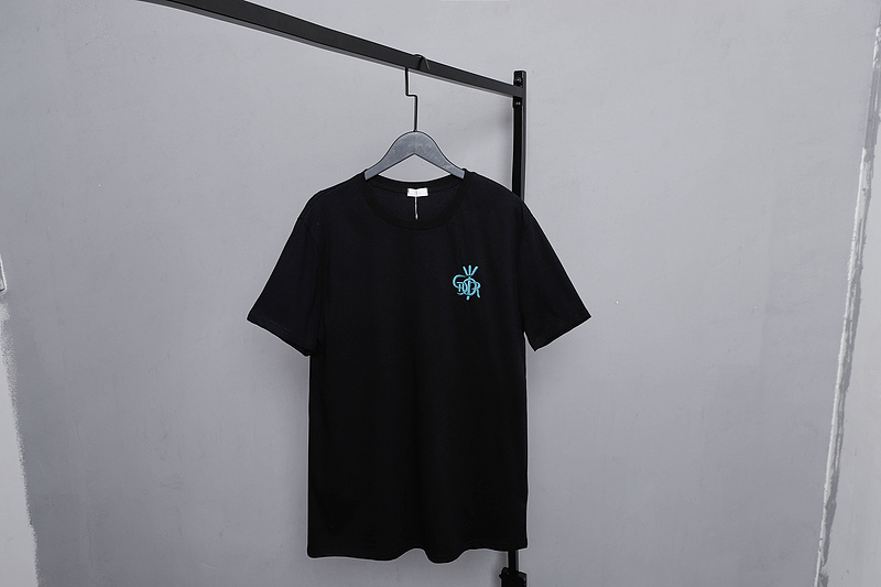 Футболка Dior Logo Letter On Letter "Black" фото № 2