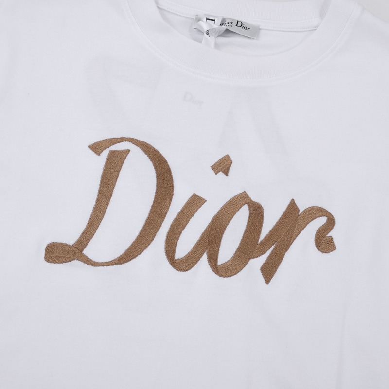 Футболка Dior Big Logo "White" фото № 5